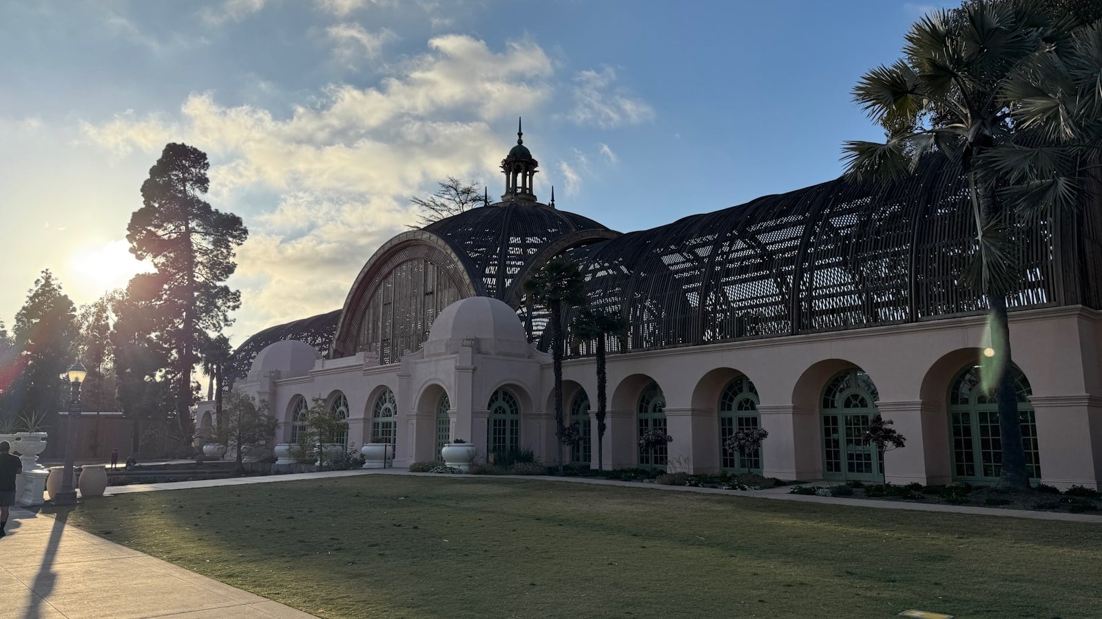 Museum facades along El Prado in Balboa Park
