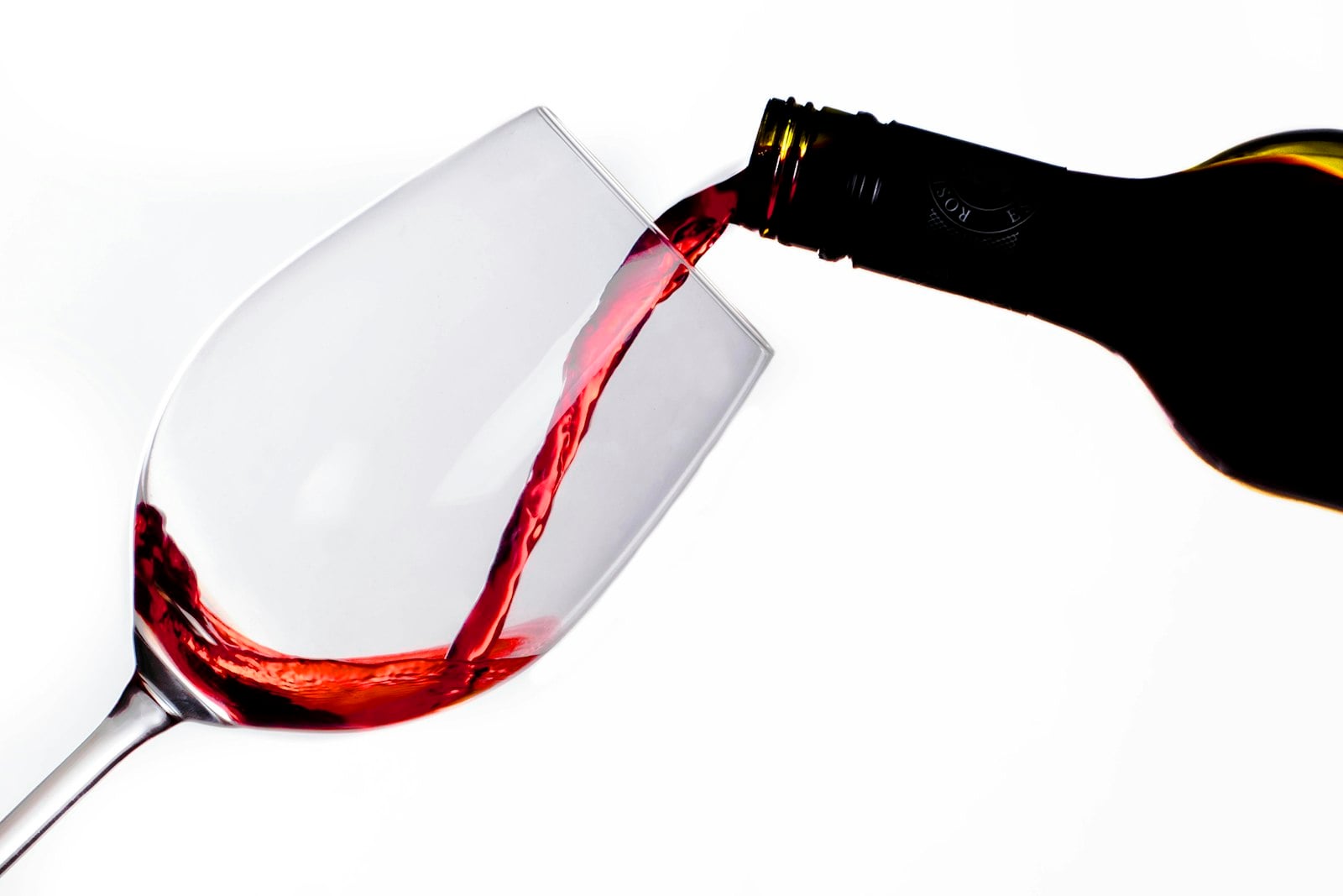 Wine glasses set for an intimate bar date